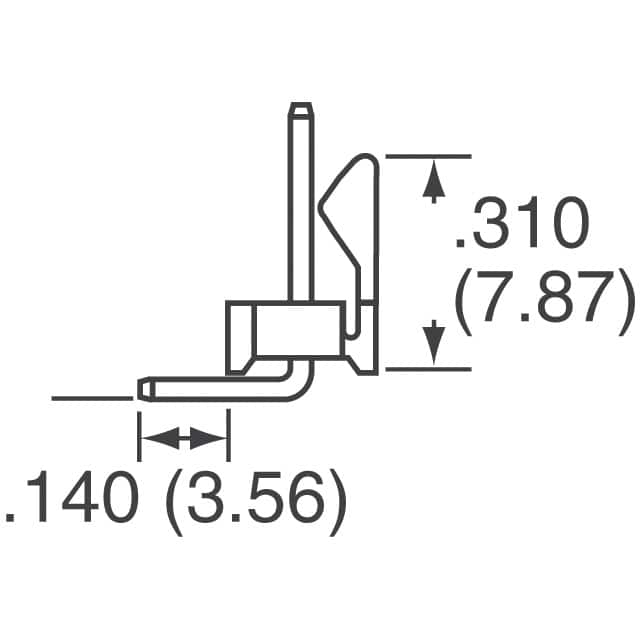 3-641216-5 TE Connectivity AMP Connectors  Embases à broches mâles